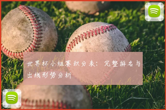 世界杯小组赛积分表：完整排名与出线形势分析