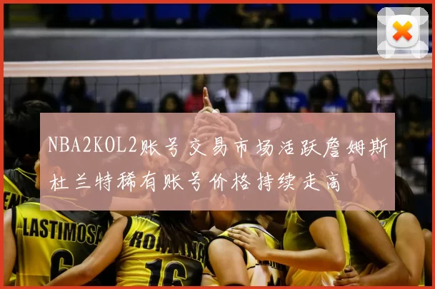NBA2KOL2账号交易市场活跃詹姆斯杜兰特稀有账号价格持续走高